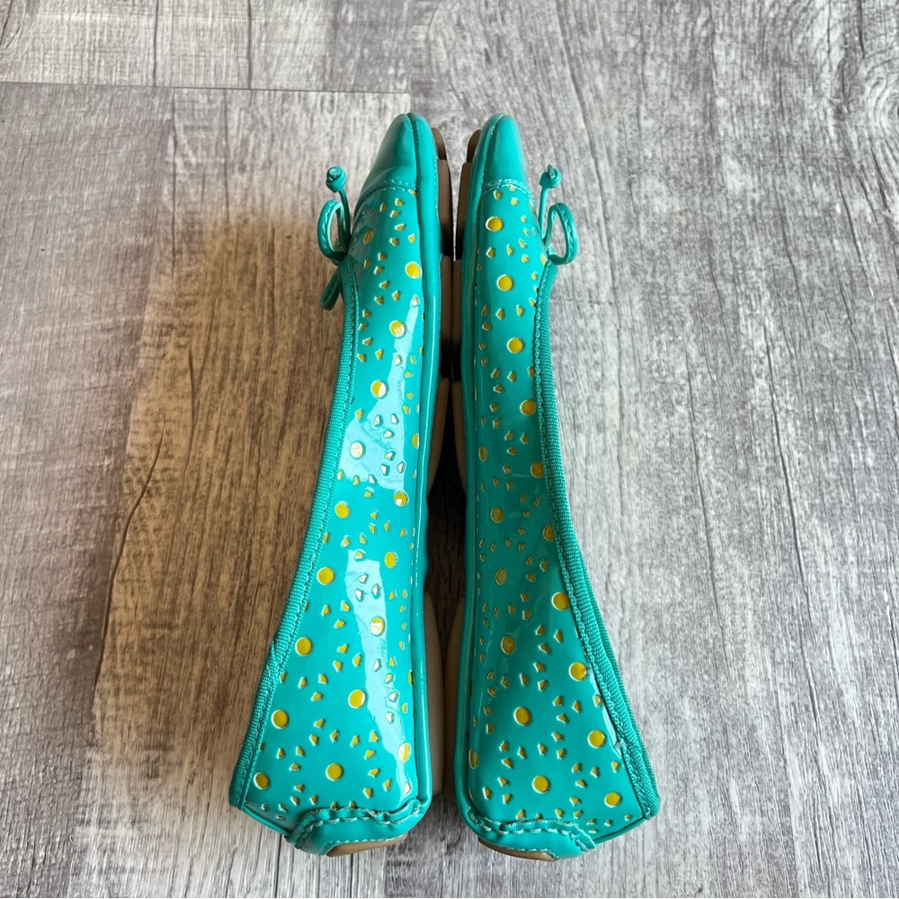 Mootsies Tootsies Women’s Moallenek Memory Foam Teal Flats Size 7M - Picture 8 of 9